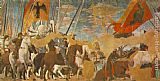 Piero Della Francesca Wall Art - Battle between Constantine and Maxentius